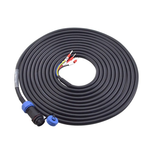 Cable de extensión de motor de 4 pines de 5 m con conector de aviación IP65 para servomotor serie T6