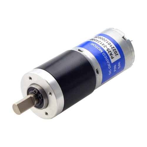 12V Motorreductor CC con Escobillas PA25-24126000-G64 12,74N.cm/70RPM con 64:1 Reductores Planetario