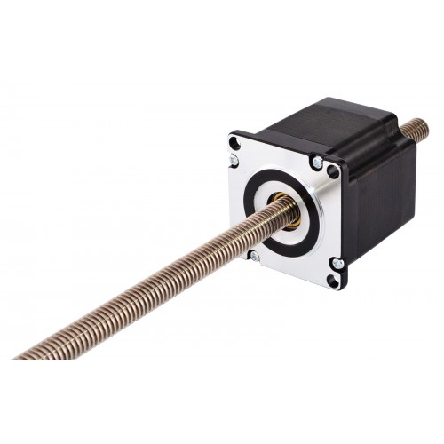 Motor Paso A Paso Lineal No-Cautivo Nema 23 2mm/0,07874" Longitud 300mm