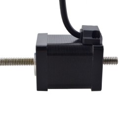 Actuador Motor Lineal Acme No-Cautivo NEMA 14 14N19S1504FF5-200RS Polmo 1,27mm Polmo Longitud 200mm