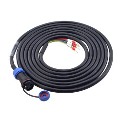 Cable de extensión de motor de 4 pines de 10m con conector de aviación IP65 apto para servomotor serie T6