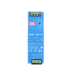 Meanwell NDR-120-12 Fuente de poder riel DIN 12VCC 10A 120W aprobado por UL508