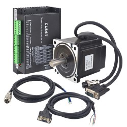 Kit Motor Paso a Paso de Bucle Cerrado Nema 34 1-CL86T-P45 TP Series 4,5Nm with Driver & Cable