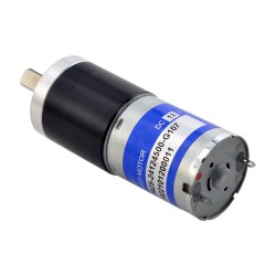 12V Mini Motorreductor CC con Escobillas PA25-24126000-G107 22N.cm/42RPM con 107,17:1 Reductores Planetario