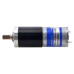 12V Motorreductor CC con Escobillas PA25-24126000-G304 53,9N.cm/15RPM con 304:1 Reductores Planetario