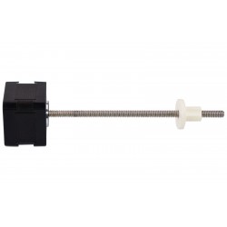 Actuador Lineal Externo Nema 17 Pila 34mm Polmo 2,4384mm/0,096