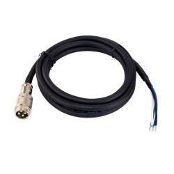 Cable de extensión de 1,7m AWG18 con conector de aviación GX16 para motores paso a paso de bucle cerrado Nema 34