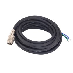 Cable de extensión de 4,7 m AWG18 con conector de aviación GX16 para motores bucle cerrado Nema 34