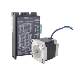 Kit Motor Paso a Paso + Controlador Nema 23 1-DM442S-23HS22 1,26Nm Kit Controlador CNC de 1 Eje