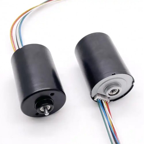 2 piezas Φ35,8mm motor brushless dc 12 V/24 V, TEC3650, 200g.cm, 5300rpm / 3400rpm, eje de 3,175mm