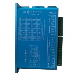 Controlador de motor a pasos de lazo cerrado OK2D42BH 0~5,6 A 18~70 V CC para motor a paso Nema 17, Nema 23, Nema 24