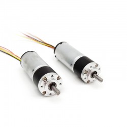 2 piezas Φ22mm motorreductor bldc 12V/24V MP22-TEC2238, 3,0kg.cm 3W, CW/CCW con reductores planetario