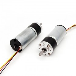 2 piezas Φ22mm motorreductor bldc 12V/24V MP22-TEC2238, 3,0kg.cm 3W, CW/CCW con reductores planetario