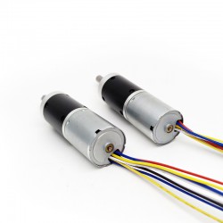 2 piezas Φ24mm motorreductor bldc 12V/24V GMP24-TEC2430 5,0kg.cm 2,3W con reductores planetario