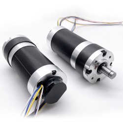 2 piezas Φ60mm motorreductor bldc 12V/24V GMP60-TEC56100 200kg.cm 18-132W con reductores planetario