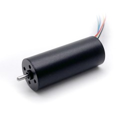 2 piezas Φ16mm motor sin núcleo brushless 12V /24V, TBC1640, 0,05kg.cm, 2,7W-7,6W, eje de 2mm