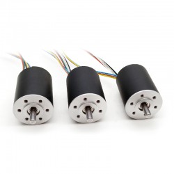 2 piezas Φ32mm motor sin núcleo brushless 12V/24V, TBC3242, 4,6kg.cm/1,9kg.cm, 45,5W/ 25,1W, eje de 5mm