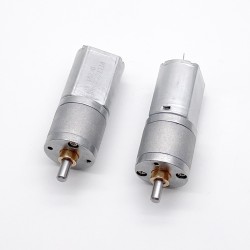 2 piezas Φ20mm 6V/12V Motorreductor de CC brushed motor pmdc GM20-130SH con caja de engranajes rectos