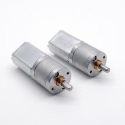 2 piezas Φ20mm 6V/12V Motorreductor de CC brushed motor pmdc GM20-130SH con caja de engranajes rectos