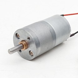 2 piezas Φ25mm 6V/12V Motorreductor de CC brushed motor pmdc GM25-320SH con caja de engranajes rectos