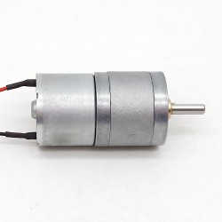 2 piezas Φ25mm 6V/12V Motorreductor de CC brushed motor pmdc GM25-320SH con caja de engranajes rectos