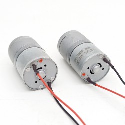 2 piezas Φ25mm 6V/12V Motorreductor de CC brushed motor pmdc GM25-320SH con caja de engranajes rectos