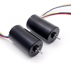 2 piezas Φ28mm motor brushless dc 12 V/24 V, motor bldc, TEC2847, 150g.cm, 4000rpm / 4250rpm, eje de 3mm