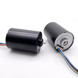 2 piezas Φ35,8mm motor brushless dc 12 V/24 V, TEC3650, 200g.cm, 5300rpm / 3400rpm, eje de 3,175mm