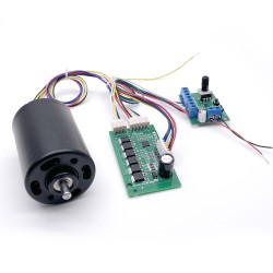 2 piezas Kit de motores brushless dc + controlador de motor brushless 12 V/24 V, TEC4260, 500g.cm, 2500rpm / 1300rpm