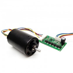 2 piezas Kit de motores brushless dc + controlador de motor brushless 12 V/24 V, TEC4260, 500g.cm, 2500rpm / 1300rpm