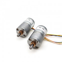 2 piezas motorreductor a paso de CC micro 12V GM20-20BY 18° 120mA 2,5kg.cm 2 fases