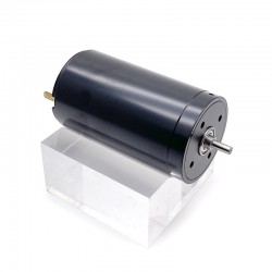 2 piezas Φ40mm motor sin núcleo brushed doble eje 24V TDC4071, 2000g.cm, 7000rpm /1800rpm, eje de 6mm/4mm