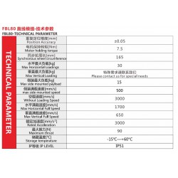 Actuador lineal Guía lineal CNC Riel deslizante FBL80 100-2000mm con motor a paso Nema 34