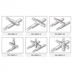 Actuador lineal de etapa lineal de carga pesada FSL120 50-1500mm con motor a paso Nema 34