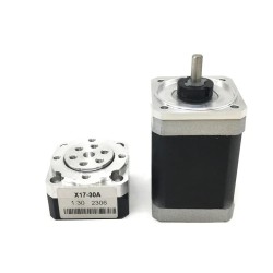 Motor paso a paso Nema 17 42HS4015A4D5 con reductor armónico 30:1 + controlador paso a paso TB6600