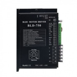 Driver de motor BLDC trifásic, Controlador de motores brushless BLD-750 18~50 VCC para motor de 24 V/48 V, 600 W/750 W