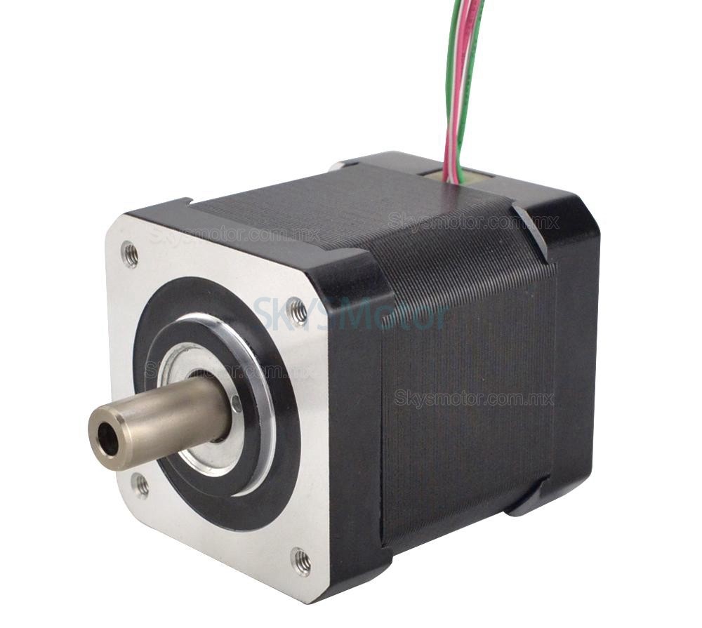 Motor paso a paso de eje hueco Nema 17 17HS19-1504H 0,36Nm 1,5A 1,8deg 4 Alambres