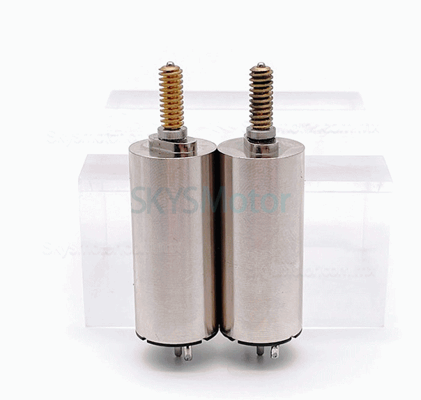 2 piezas Φ16mm motor sin núcleo brushed 24V TDC1636, 1,96mN.m, 2W, eje de 1,5mm